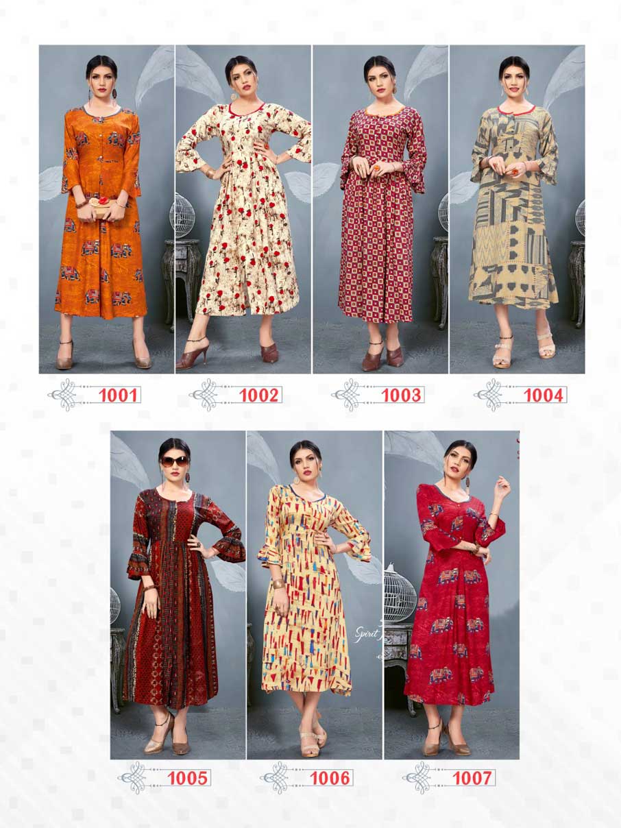 Gulaboo Vol-2 Watermelon Printed Wholesale Kurti Gulaboo Vol-2 Watermelon Printed Wholesale Kurti